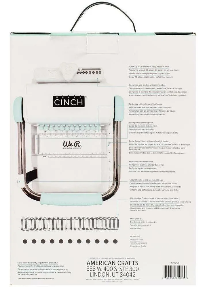 NEW Heidi Swapp CINCH - Square Holes