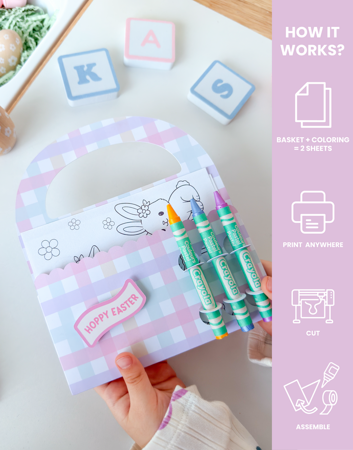 A Very Bunny Easter – Color Activity Basket