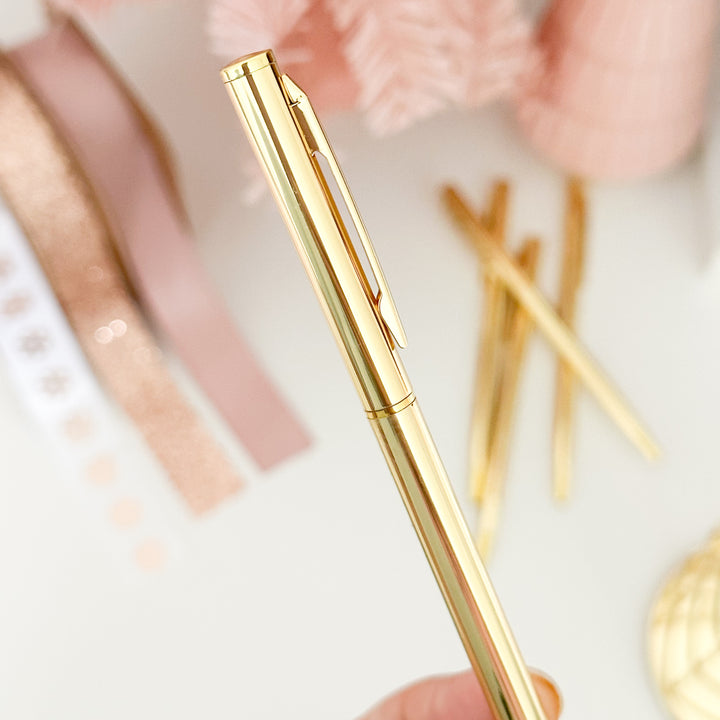 Gold pen