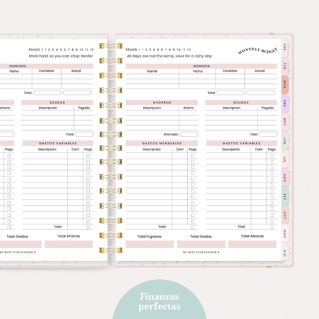 Everyday planner - Pastel pop