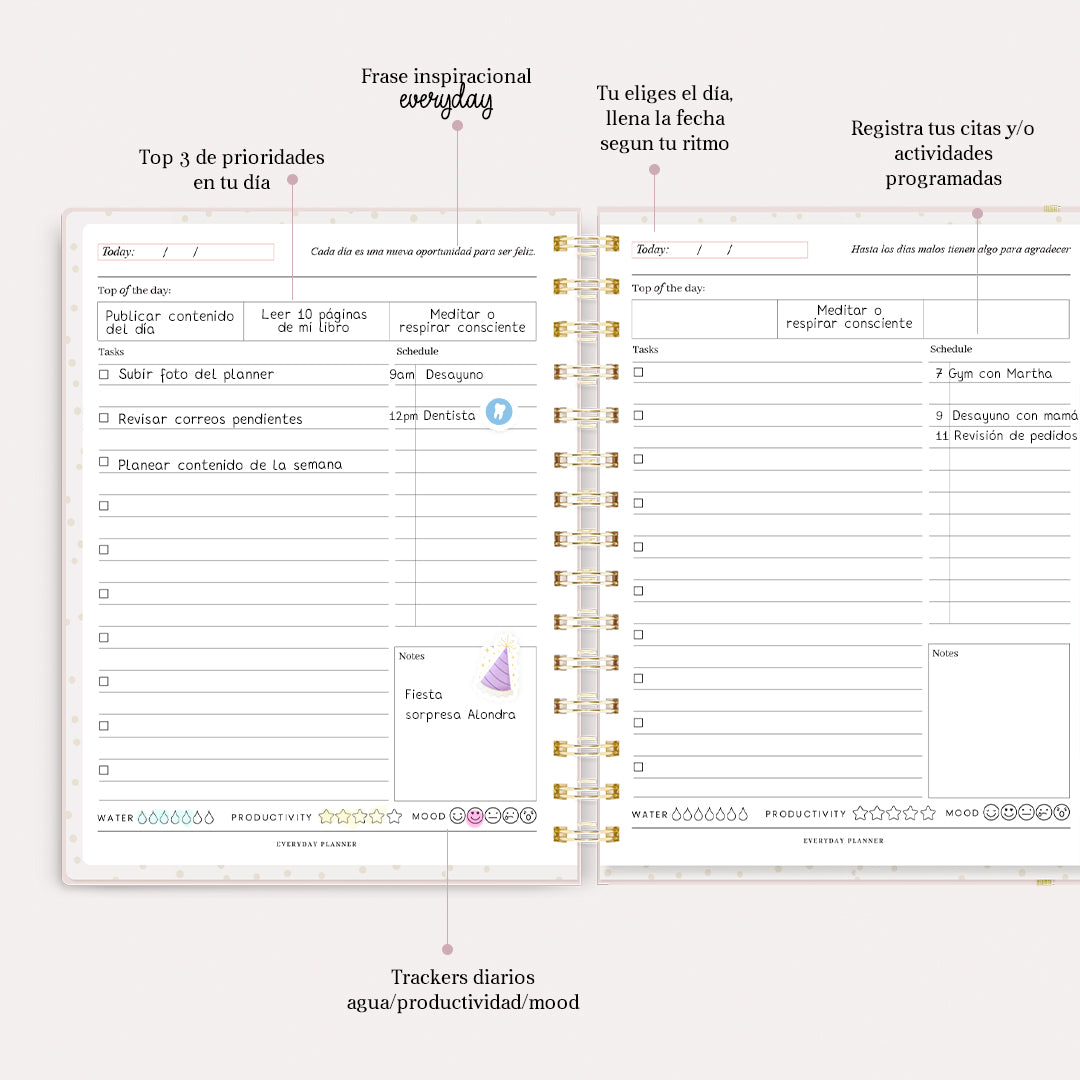 Everyday planner - Pastel pop