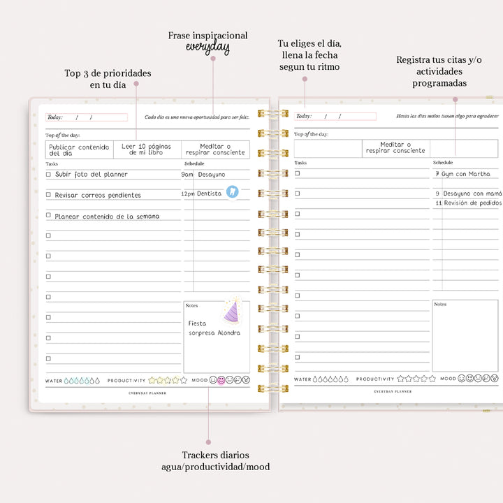 Everyday planner - Pastel pop