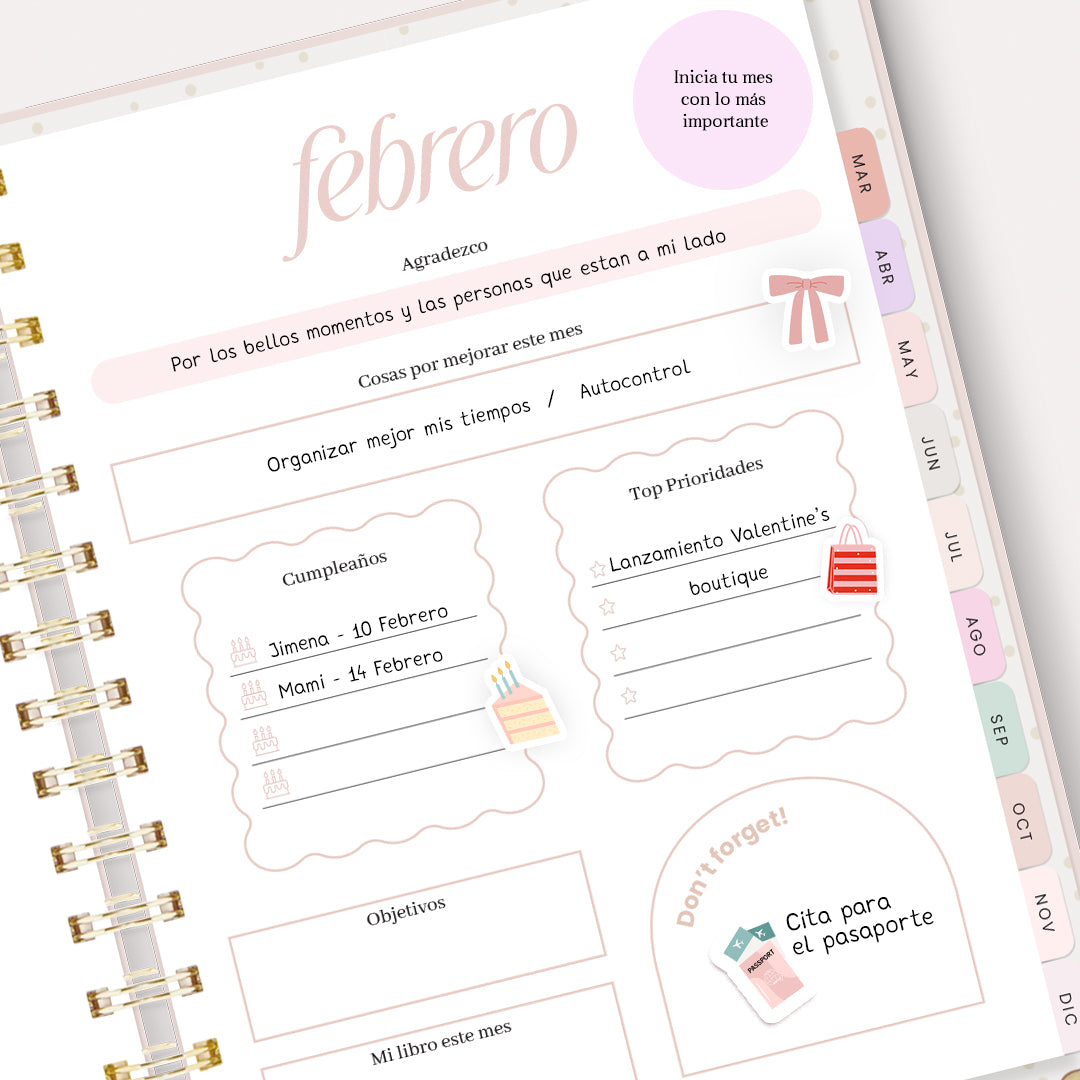 Everyday planner - Pastel pop