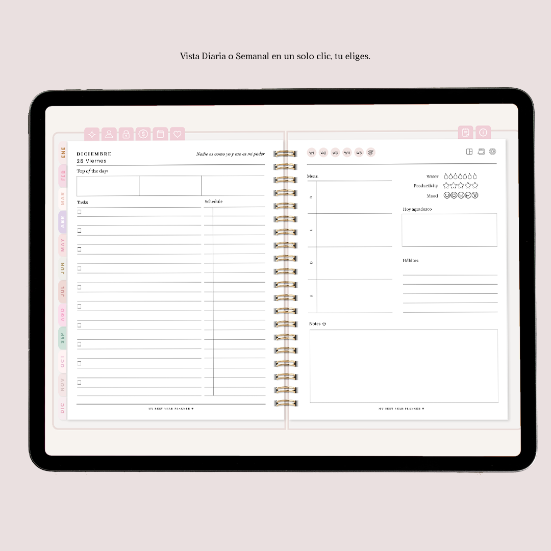 My Best DIGITAL Planner 2026 | LANZAMIENTO- 1 DICIEMBRE
