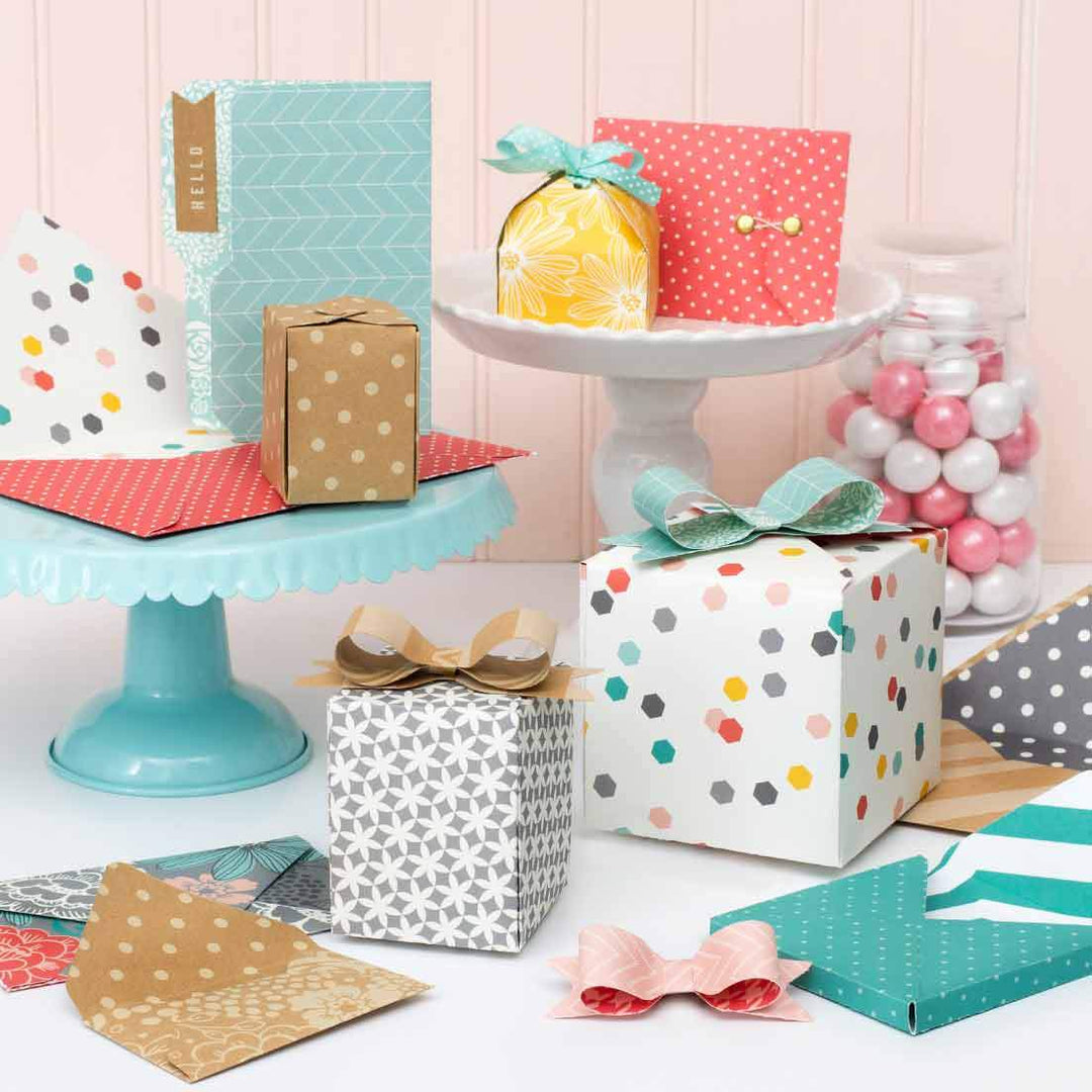 Perforadora 1-2-3 -sobres, moños y cajitas